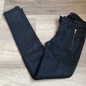 Hudson coated skinny jeans